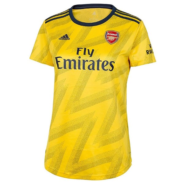 Camiseta Arsenal Segunda equipación Mujer 2019-2020 Amarillo